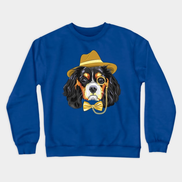 King Charles Spaniel Crewneck Sweatshirt by kavalenkava